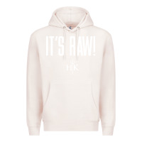 Pale Pink official hell's kitchen it's raw Premium Hoodie - artisFamous