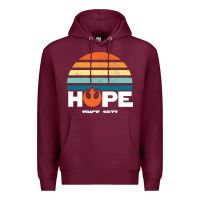 Burgundy hope since 1977 Premium Hoodie - artisFamous