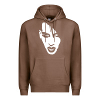 Chestnut marilyn manson face Premium Hoodie - artisFamous
