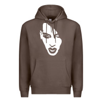 Coffee marilyn manson face Premium Hoodie - artisFamous