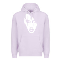 Lilac marilyn manson face Premium Hoodie - artisFamous