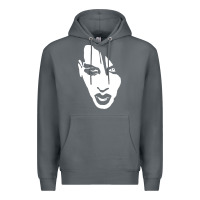 Rock marilyn manson face Premium Hoodie - artisFamous