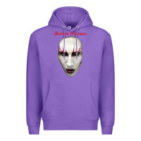Purple marilyn manson Premium Hoodie - artisFamous