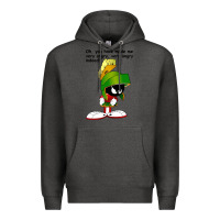 Charcoal Heather marvin the martian looney toons Premium Hoodie - artisFamous