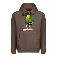 Coffee marvin the martian looney toons Premium Hoodie - artisFamous