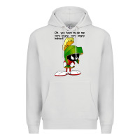 Dove Grey marvin the martian looney toons Premium Hoodie - artisFamous