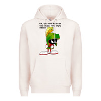 Pale Pink marvin the martian looney toons Premium Hoodie - artisFamous