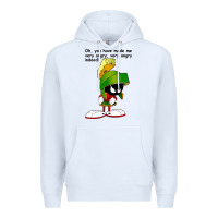 White marvin the martian looney toons Premium Hoodie - artisFamous