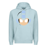 Blue Mist mega man retro video game face Premium Hoodie - artisFamous