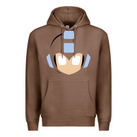 Chestnut mega man retro video game face Premium Hoodie - artisFamous