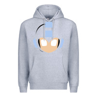 Heather Grey mega man retro video game face Premium Hoodie - artisFamous