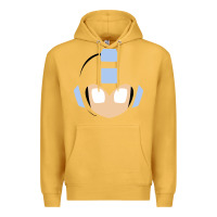 Mustard mega man retro video game face Premium Hoodie - artisFamous