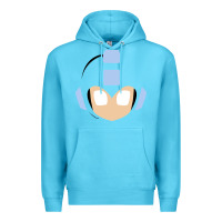 Ocean Blue mega man retro video game face Premium Hoodie - artisFamous