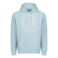 Blue Mist cosmonaut – retro soviet space race Premium Hoodie - artisFamous