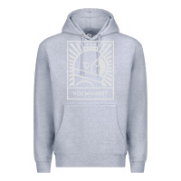 Heather Grey cosmonaut – retro soviet space race Premium Hoodie - artisFamous