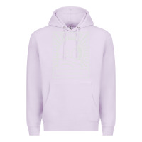 Lilac cosmonaut – retro soviet space race Premium Hoodie - artisFamous
