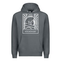 Rock cosmonaut – retro soviet space race Premium Hoodie - artisFamous