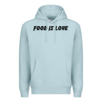 Blue Mist food is love Premium Hoodie - artisFamous