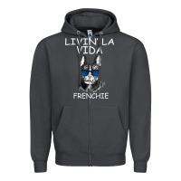 Smoke Livin' la vida Frenchie Zipper Hoodie - Bettercallsaul
