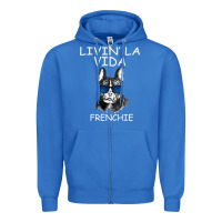 True Royal Livin' la vida Frenchie Zipper Hoodie - Bettercallsaul