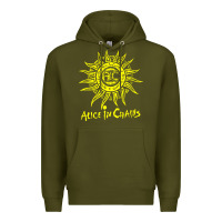 Army Green chains Premium Hoodie - artisFamous