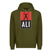 Army Green ali the legend Premium Hoodie - artisFamous