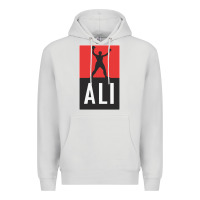 Dove Grey ali the legend Premium Hoodie - artisFamous