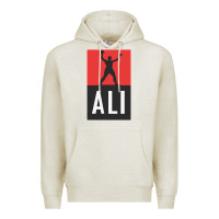 Oatmeal Heather ali the legend Premium Hoodie - artisFamous