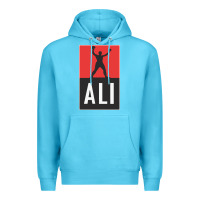 Ocean Blue ali the legend Premium Hoodie - artisFamous