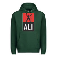 Sports Green ali the legend Premium Hoodie - artisFamous