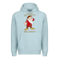 Blue Mist santa grumpy Premium Hoodie - artisFamous