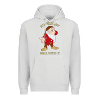 Dove Grey santa grumpy Premium Hoodie - artisFamous