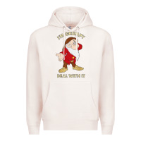 Pale Pink santa grumpy Premium Hoodie - artisFamous