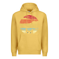 Antique Gold cat retro vintage style Premium Hoodie - artisFamous