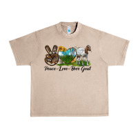 French Oak peace love boer goat Urban Heavy Tee - LillyAllenDesigns