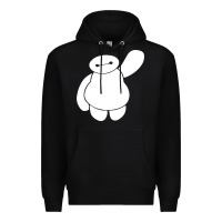 Black baymax big hero 6 Premium Hoodie - artisFamous