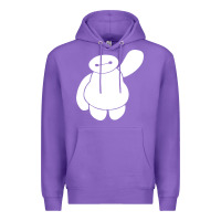Purple baymax big hero 6 Premium Hoodie - artisFamous