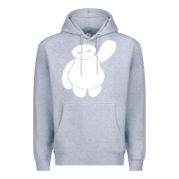 Heather Grey baymax big hero 6 Premium Hoodie - artisFamous