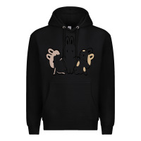 Black bunnys Premium Hoodie - artisFamous