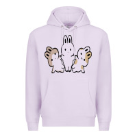 Lilac bunnys Premium Hoodie - artisFamous