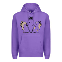 Purple bunnys Premium Hoodie - artisFamous