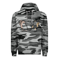 Slate Camo bunnys Premium Hoodie - artisFamous