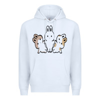 White bunnys Premium Hoodie - artisFamous
