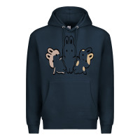 Navy bunnys Premium Hoodie - artisFamous