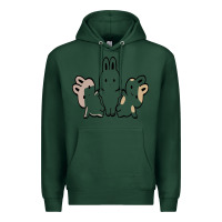 Sports Green bunnys Premium Hoodie - artisFamous