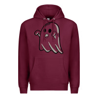 Burgundy ghost Premium Hoodie - artisFamous