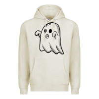 Oatmeal Heather ghost Premium Hoodie - artisFamous