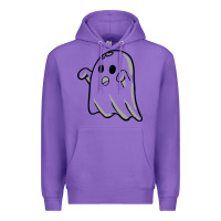 Purple ghost Premium Hoodie - artisFamous