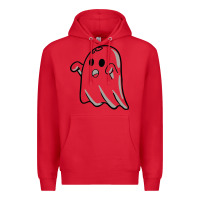 Red ghost Premium Hoodie - artisFamous