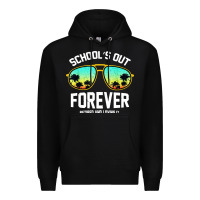 Black school out forever retired teacher retro summer Premium Hoodie - artisFamous